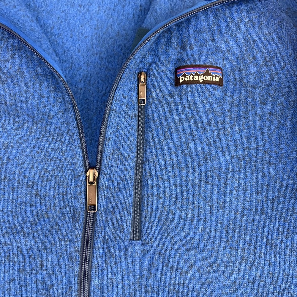Patagonia Better Sweater Jacket Mens XL Blue Full Zip Fleece Outdoor Hiking - Picture 3 of 9